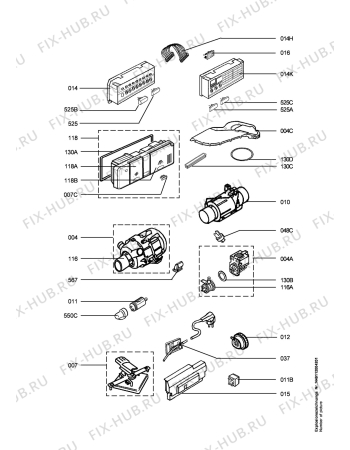 Схема №12 FAV60850 с изображением Микромодуль для посудомойки Aeg 973911232644014